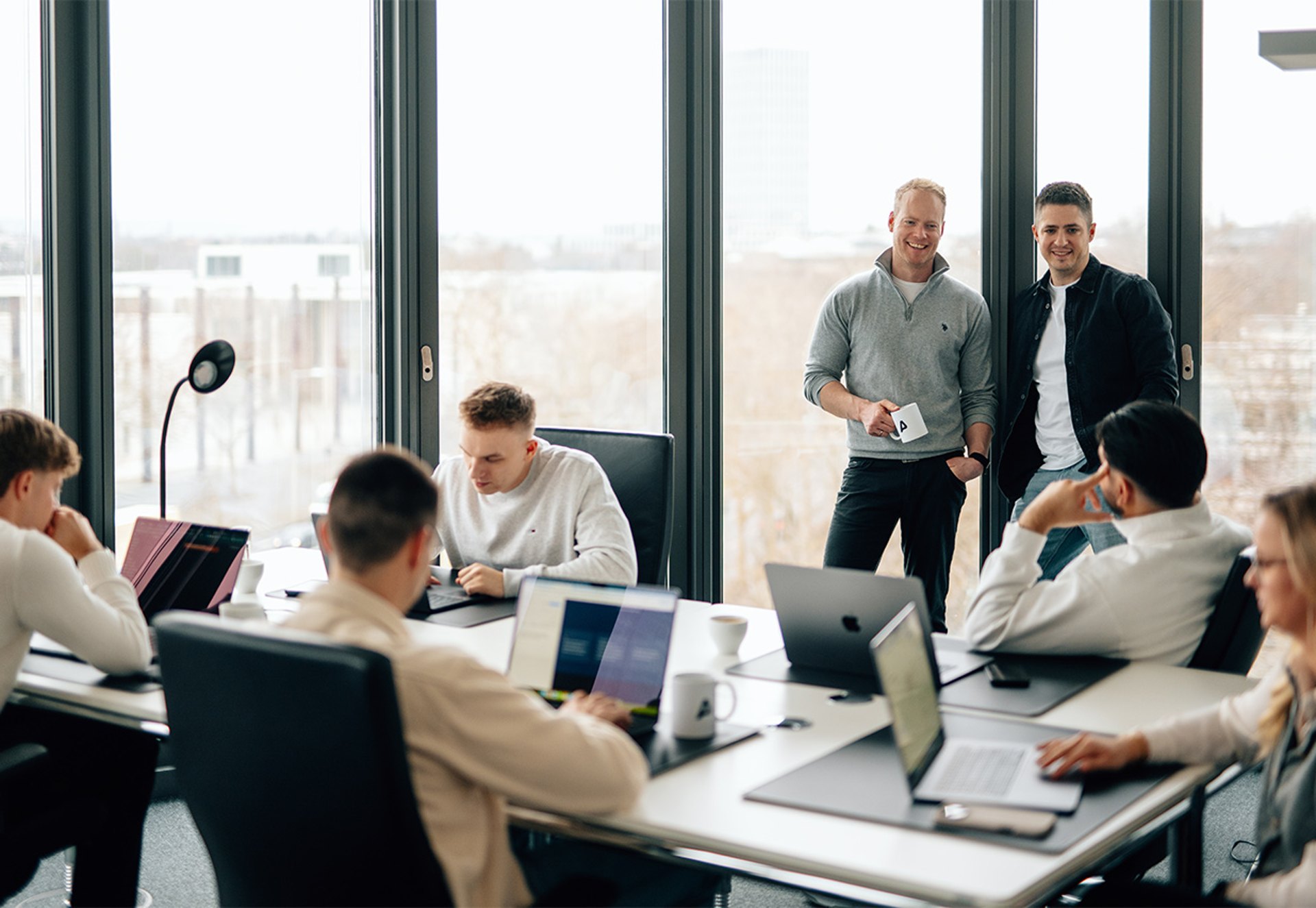 AUTOMATTERS Team im gemeinsamen Arbeitsalltag